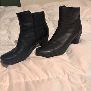 Clarks Leather healed boots